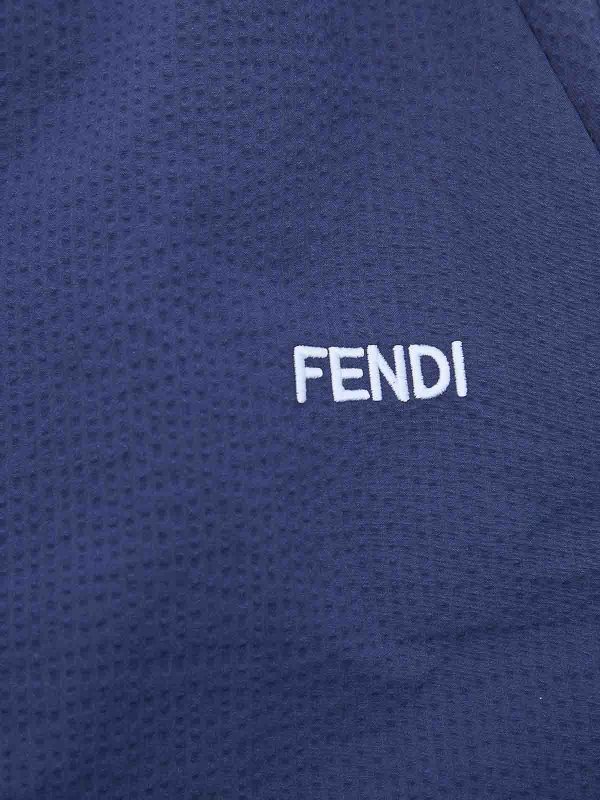 The Best Shops Fendi Jr: トラウザーショーツ - ショートパンツ - ブルー