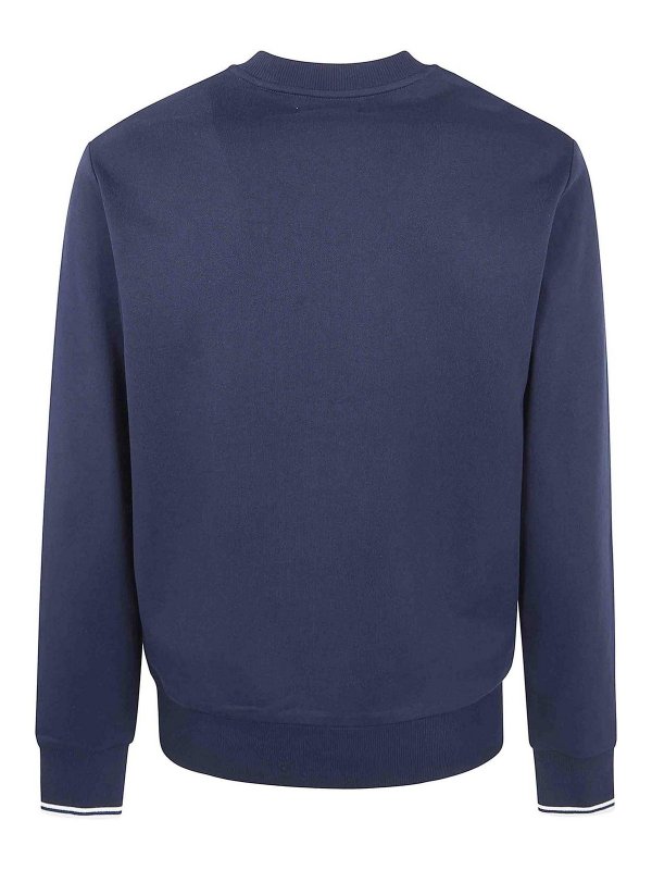 FRED PERRY: Pull col rond online - Pull Col Rond - Bleu