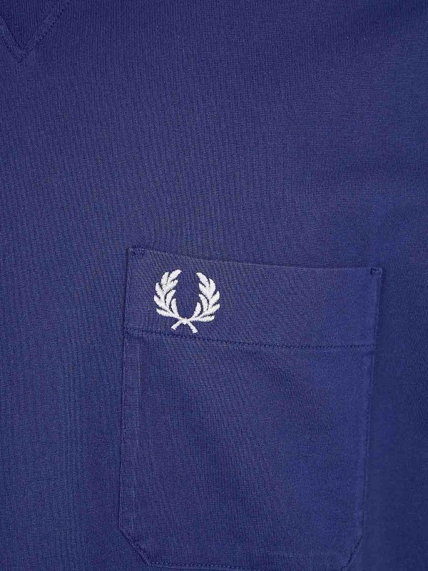 The Best Shops FRED PERRY: T-shirts - T-Shirt - Blau