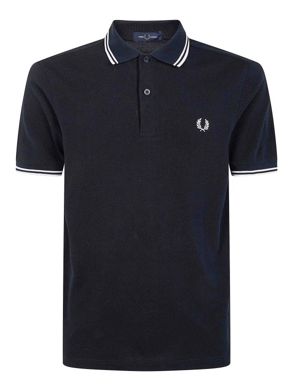 FRED PERRY: Chemises - Chemise - Bleu