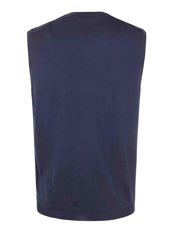 GOES BOTANICAL: Col en V online - Pull À Col V - Bleu