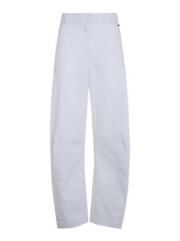 HERNO: Pantalones casual - Pantalón Casual - Blanco