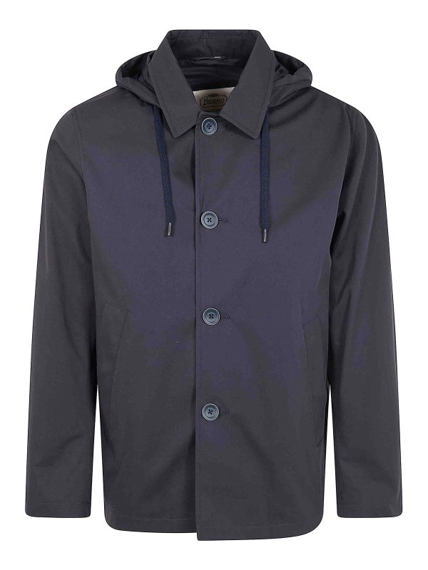 HERNO: Casualjacken - Casualjacke - Blau