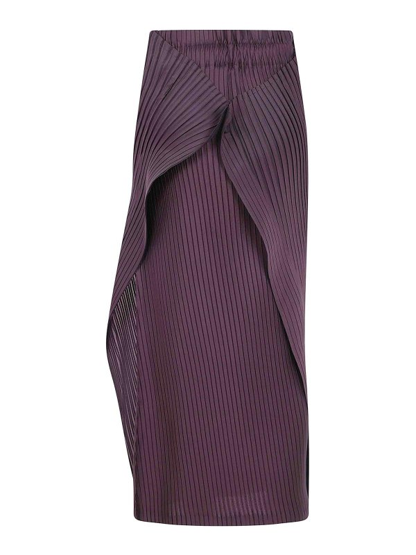 ISSEY MIYAKE: ロングシャツ online - ロングスカート - 赤