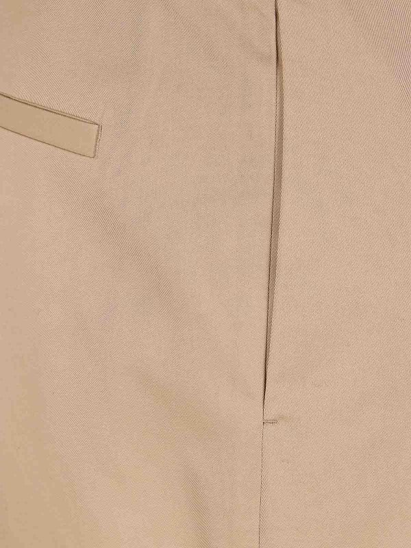 The Best Shops JIL SANDER: カジュアルトラウザー - カジュアルパンツ - ヌードカラー