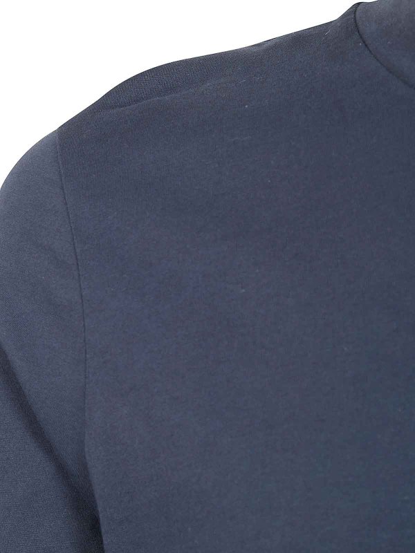 The Best Shops JIL SANDER: Strickpullover mit Rundhalsausschnitt - Rundhalspullover - Blau