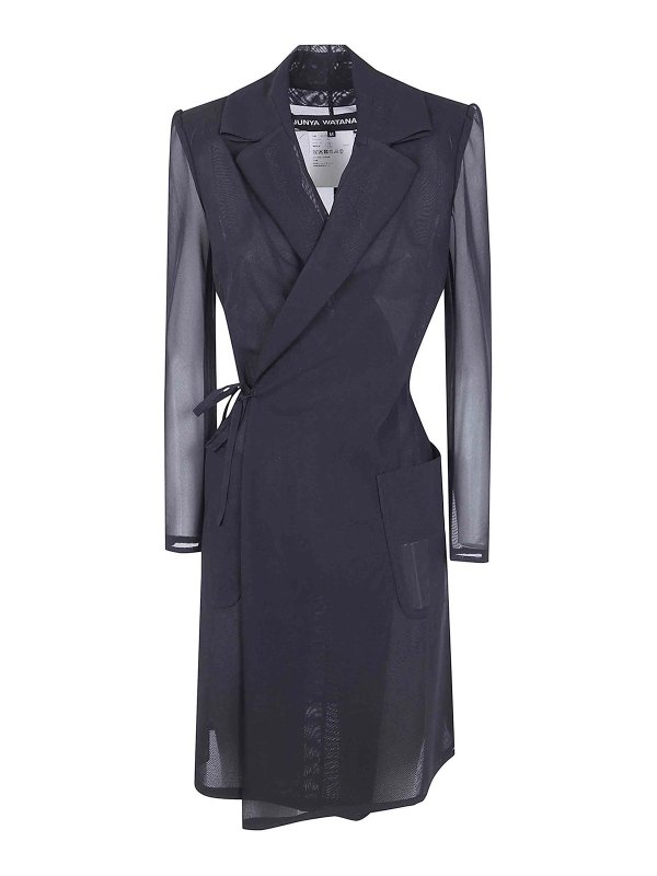 JUNYA WATANABE: long coats - Long Doublebreasted Coat