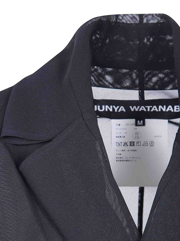 The Best Shops JUNYA WATANABE: long coats - Long Doublebreasted Coat