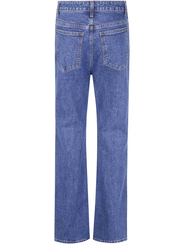 KHAITE: straight leg jeans online - Danielle Jeans