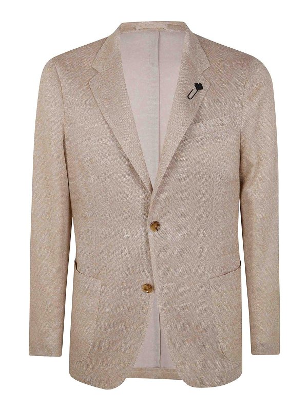 LARDINI: casual jackets - Knitted Jacket