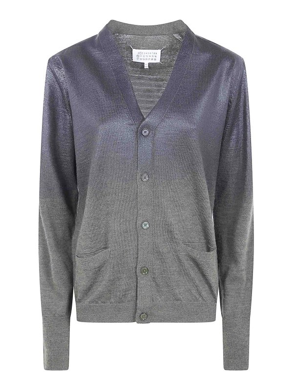 Maison Margiela: カーディガン - カーディガン - 緑