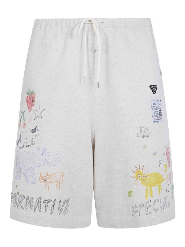 MAISON MIHARA YASUHIRO: トラウザーショーツ - ショートパンツ - 白