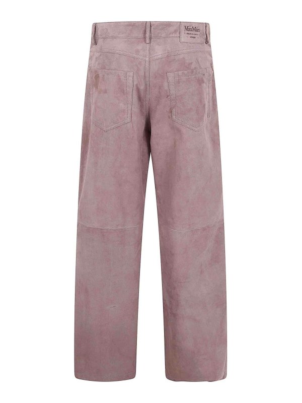 Max Mara: Lederhosen online - Lederhose - Braun
