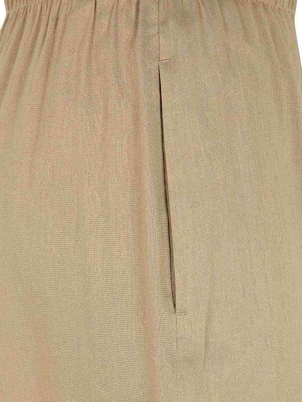 The Best Shops Max Mara: カジュアルトラウザー - カジュアルパンツ - ヌードカラー