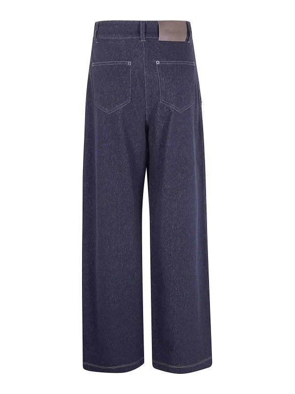 Max Mara: カジュアルトラウザー online - カジュアルパンツ - ブルー