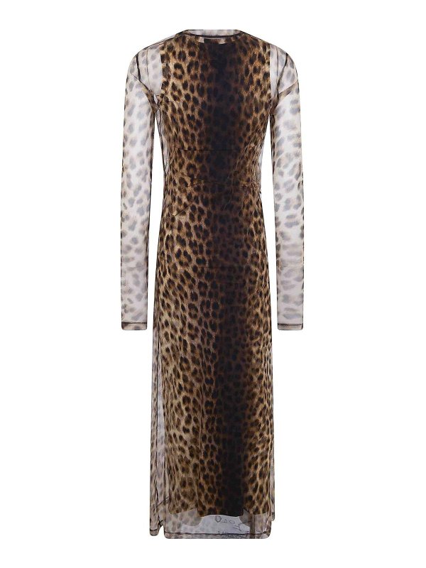 SPORTMAX: ニーレングスドレス online - 膝丈ドレス - ブラウン
