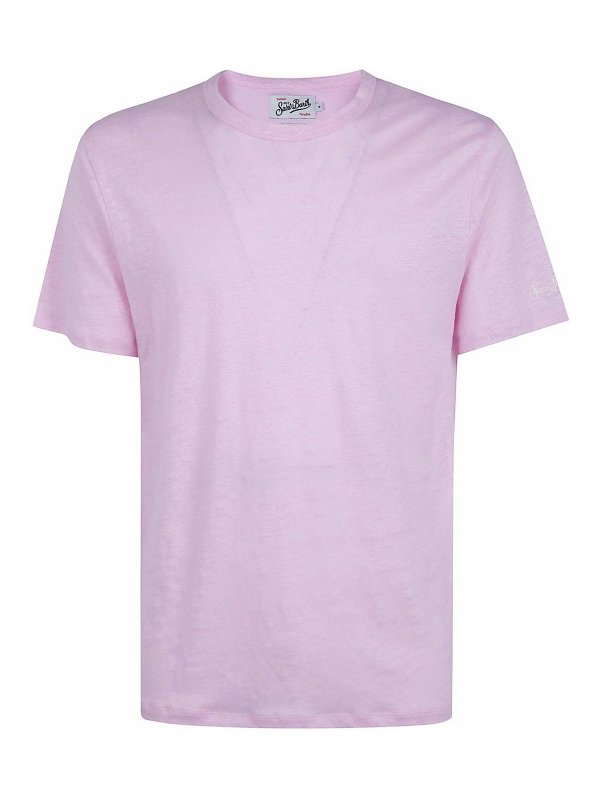 MC2 SAINT BARTH: Strickpullover mit Rundhalsausschnitt - Rundhalspullover - Rosa