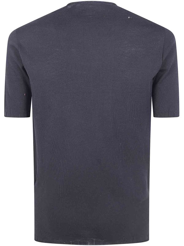 MD75: Suéteres con cuello pico online - Suéter Cuello Redondo - Negro