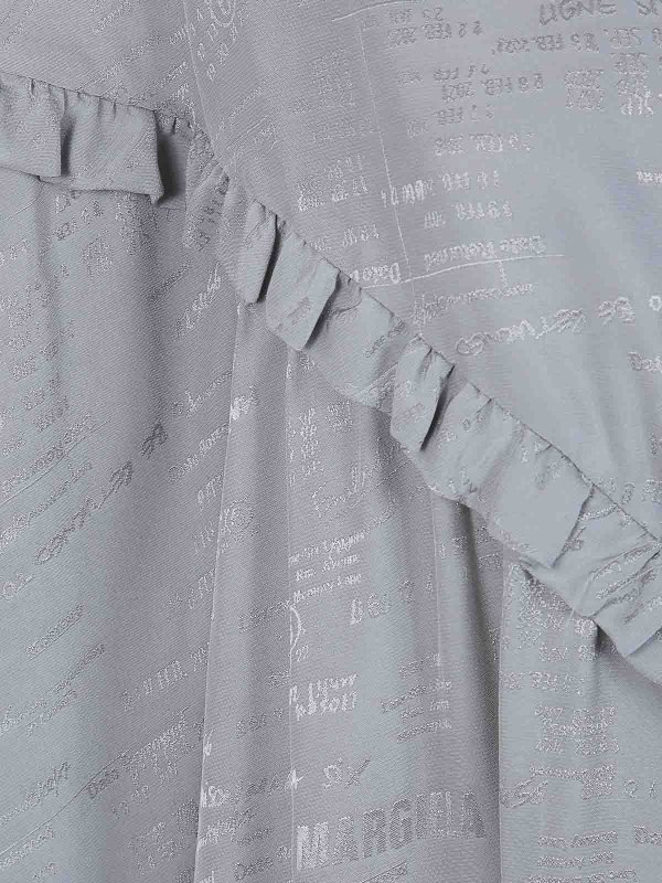 The Best Shops MM6 MAISON MARGIELA: ニーレングスドレス - 膝丈ドレス - グレー