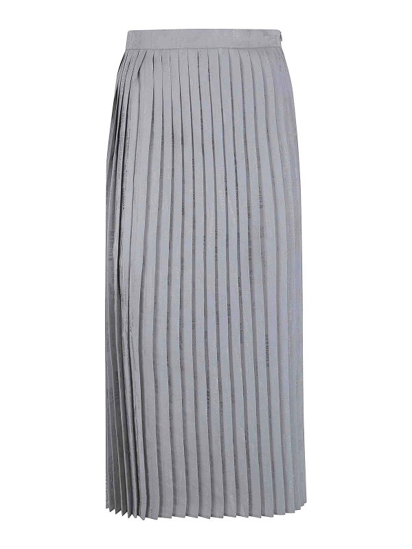 MM6 MAISON MARGIELA: ロングシャツ - ロングスカート - グレー