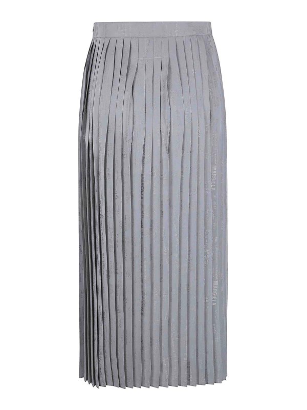 MM6 MAISON MARGIELA: ロングシャツ online - ロングスカート - グレー