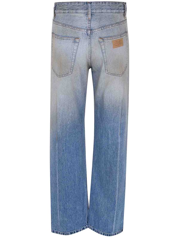 MM6 MAISON MARGIELA: ストレートジーンズ online - ストレートジーンズ - ブルー