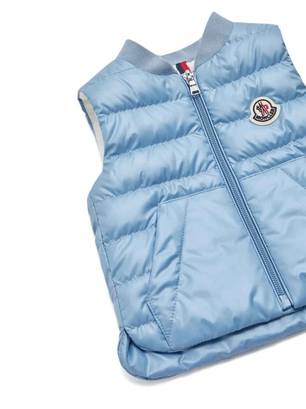 MONCLER: ベスト online - ベスト - ブルー