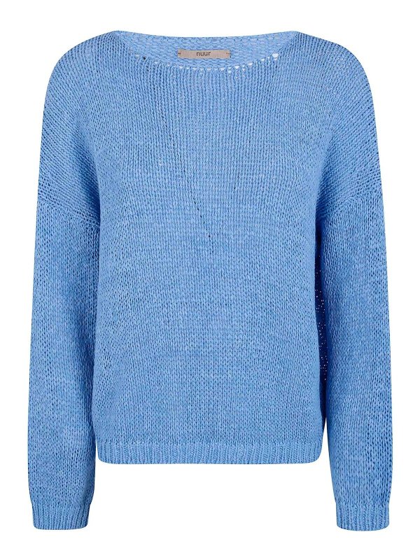 NUUR: crew necks - Boat Neck Sweater