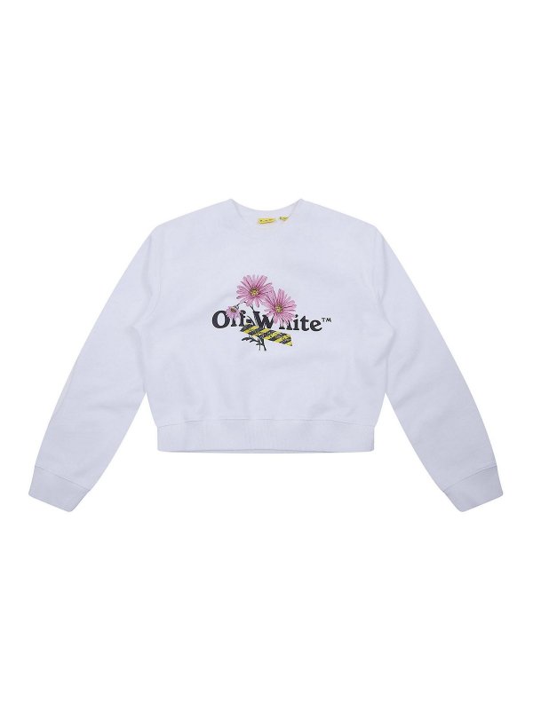 OFF-WHITE: Sweatshirts und Pullover - Sweatshirt - Weiß