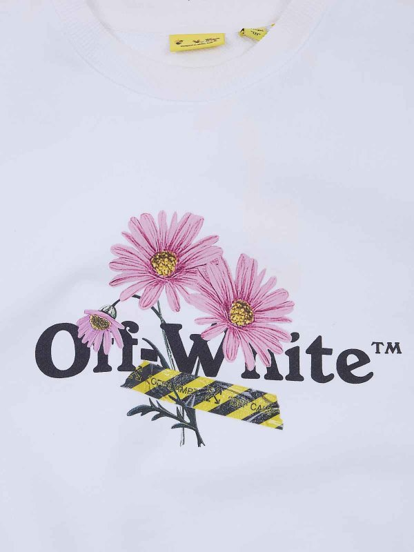 The Best Shops OFF-WHITE: Sweatshirts und Pullover - Sweatshirt - Weiß