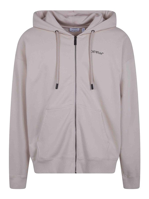 OFF-WHITE: Sudaderas y suéteres - Sudadera - Gris
