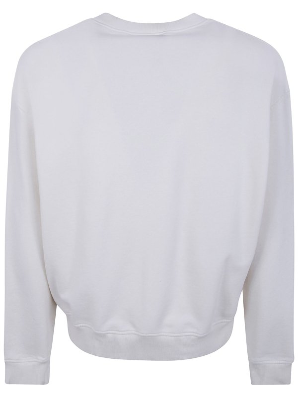 Palm Angels: Sweatshirts & Sweaters online - Neck Logo Regular Crew