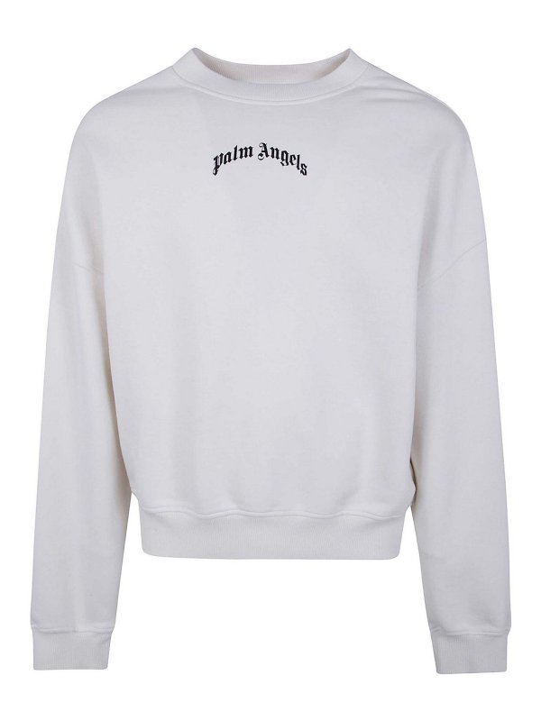 Palm Angels: スウェット＆セーター - スウェットシャツ/セーター - 白