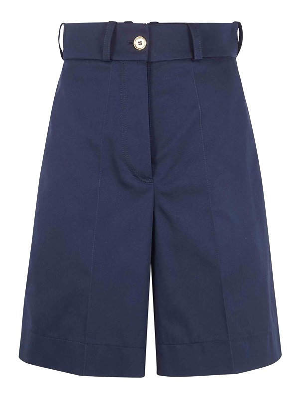 PATOU: Hosen Shorts - Shorts - Blau