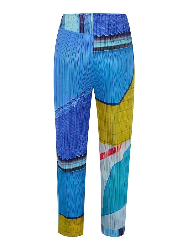 PLEATS PLEASE ISSEY MIYAKE: カジュアルトラウザー online - カジュアルパンツ - ブルー