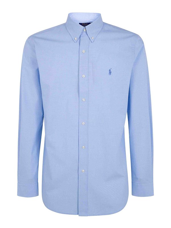 POLO RALPH LAUREN: シャツ - シャツ - ブルー