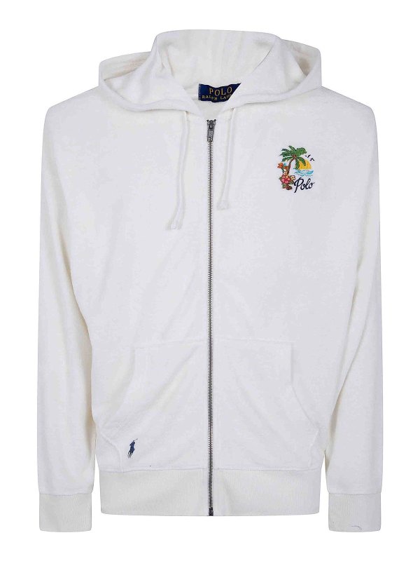 POLO RALPH LAUREN: スウェット＆セーター - スウェットシャツ/セーター - 白