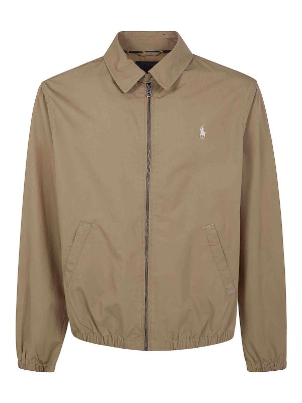 POLO RALPH LAUREN: カジュアルジャケット - カジュアルジャケット - ブラウン