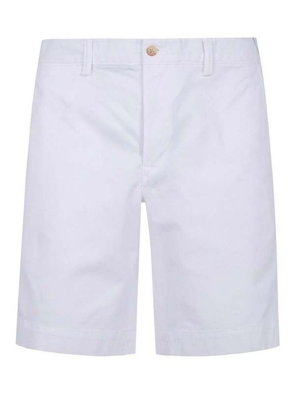POLO RALPH LAUREN: トラウザーショーツ - ショートパンツ - 白