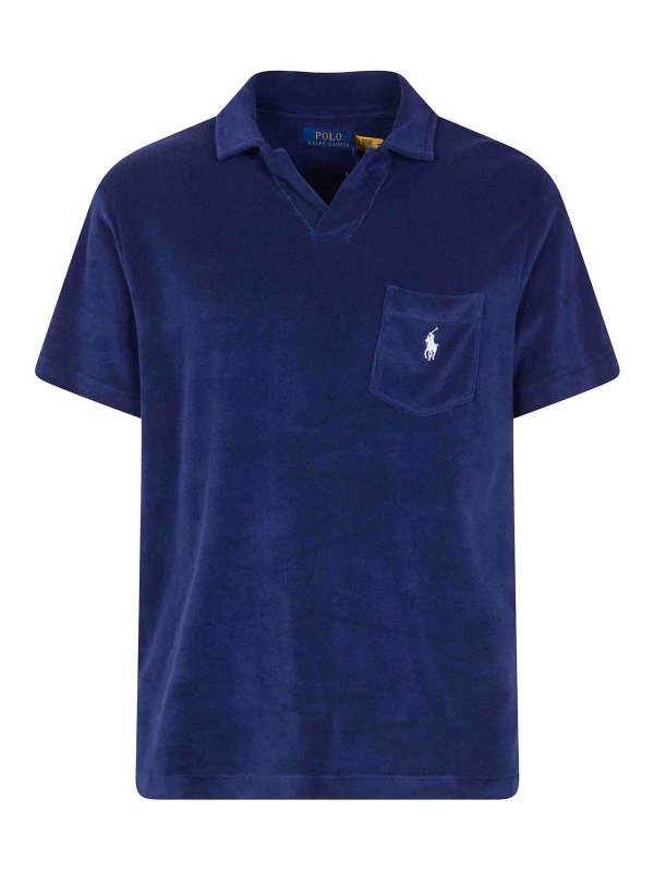 POLO RALPH LAUREN: ポロシャツ - ポロシャツ - ブルー