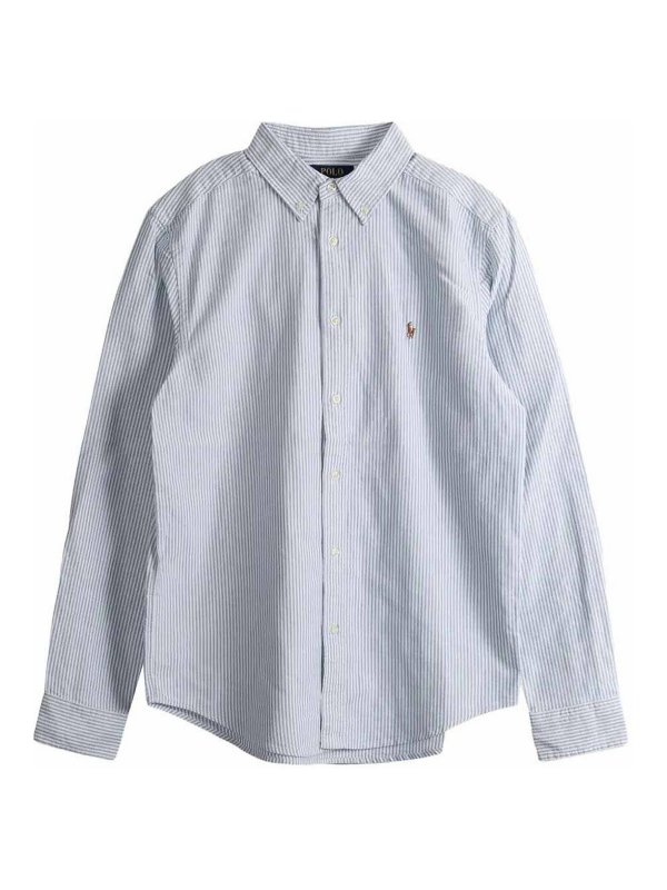 POLO RALPH LAUREN: シャツ - シャツ - ブルー