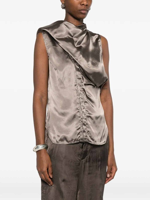 The Best Shops RICK OWENS: Hemden - Hemd - Grau