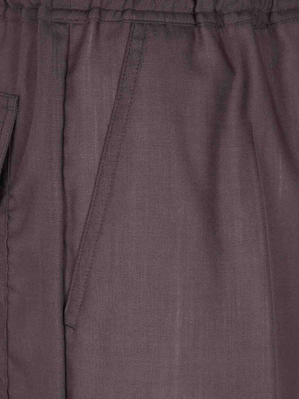 The Best Shops RICK OWENS: カジュアルトラウザー - カジュアルパンツ - グレー