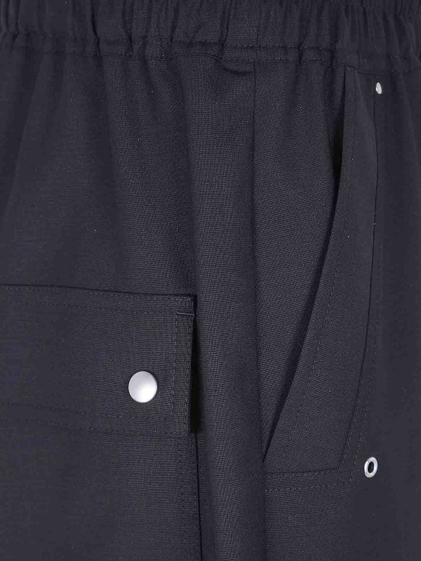 The Best Shops RICK OWENS: カジュアルトラウザー - カジュアルパンツ - 黒