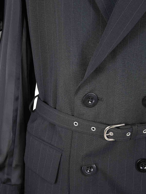 The Best Shops Sacai: casual jackets - Chalk Stripe Jacket