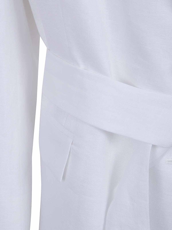 The Best Shops Semicouture: casual jackets - Belted Linen Jacket