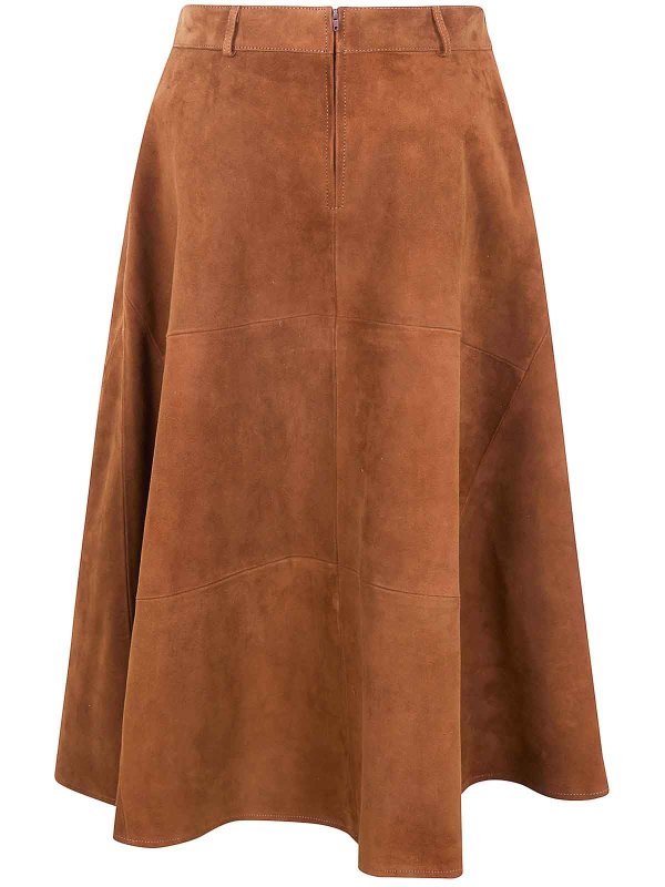 Semicouture: gonne di pelle online - Gonna