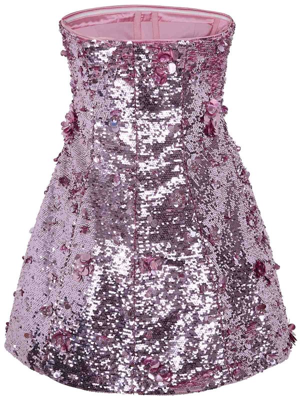 JONATHAN SIMKHAI: Robes courtes online - Robe Courte - Rose