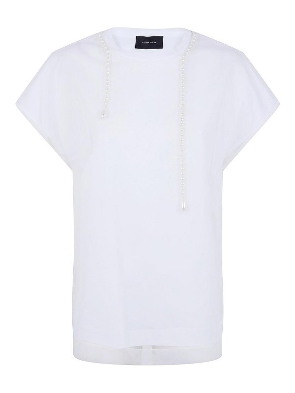 SIMONE ROCHA: T-shirts - T-Shirt - Weiß