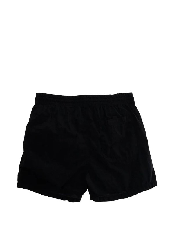 Stone Island Junior: トラウザーショーツ online - ショートパンツ - 黒